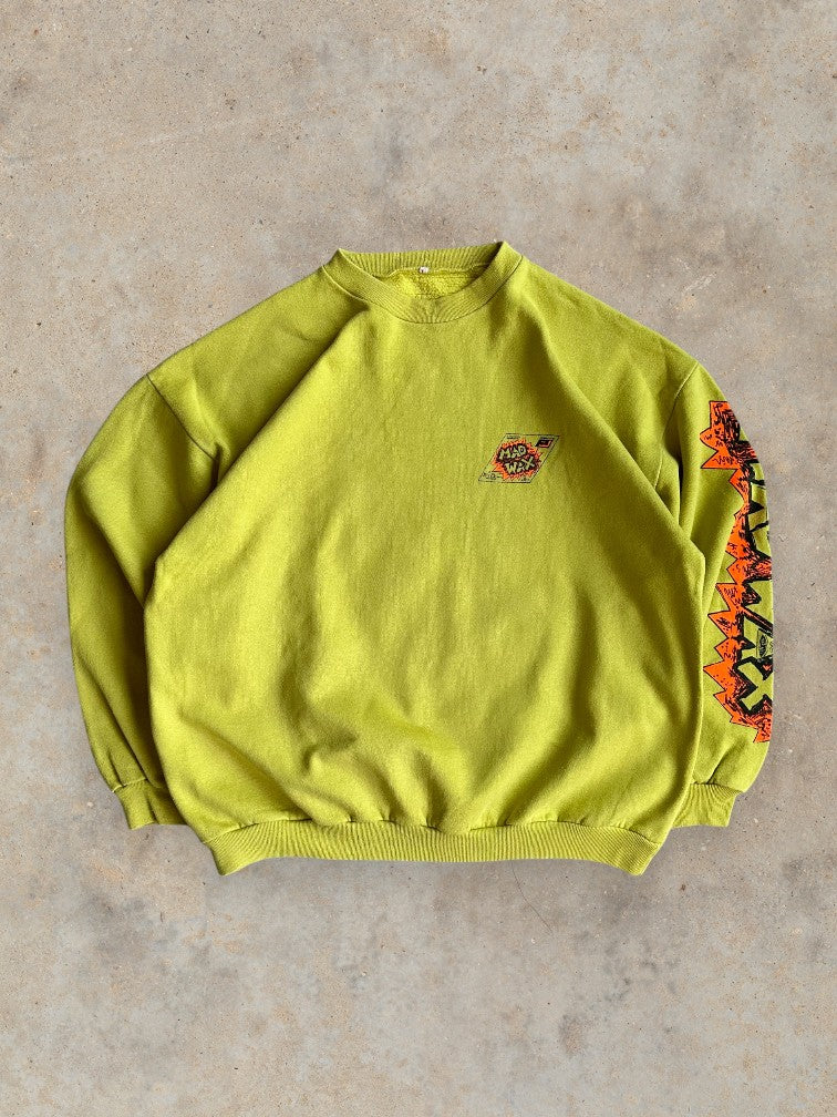 RARE Vintage 1987 Quiksilver 'MAD WAX' Sweater - Large