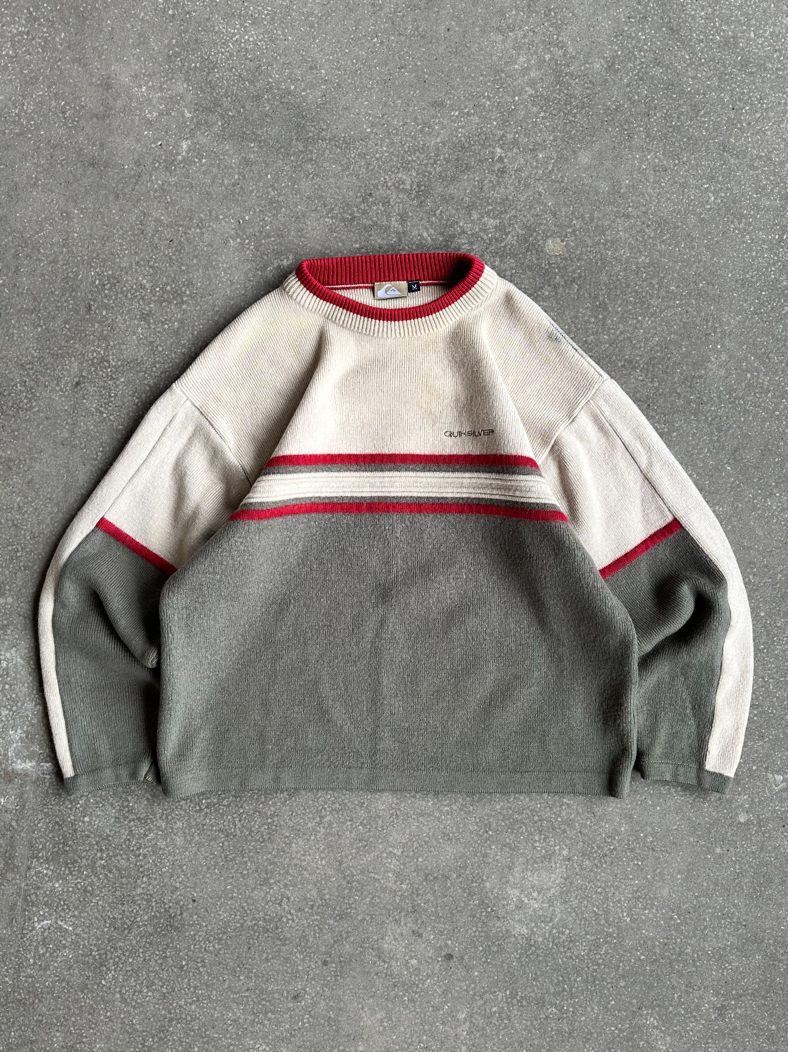 Vintage Quiksilver Knitted Sweater - Medium