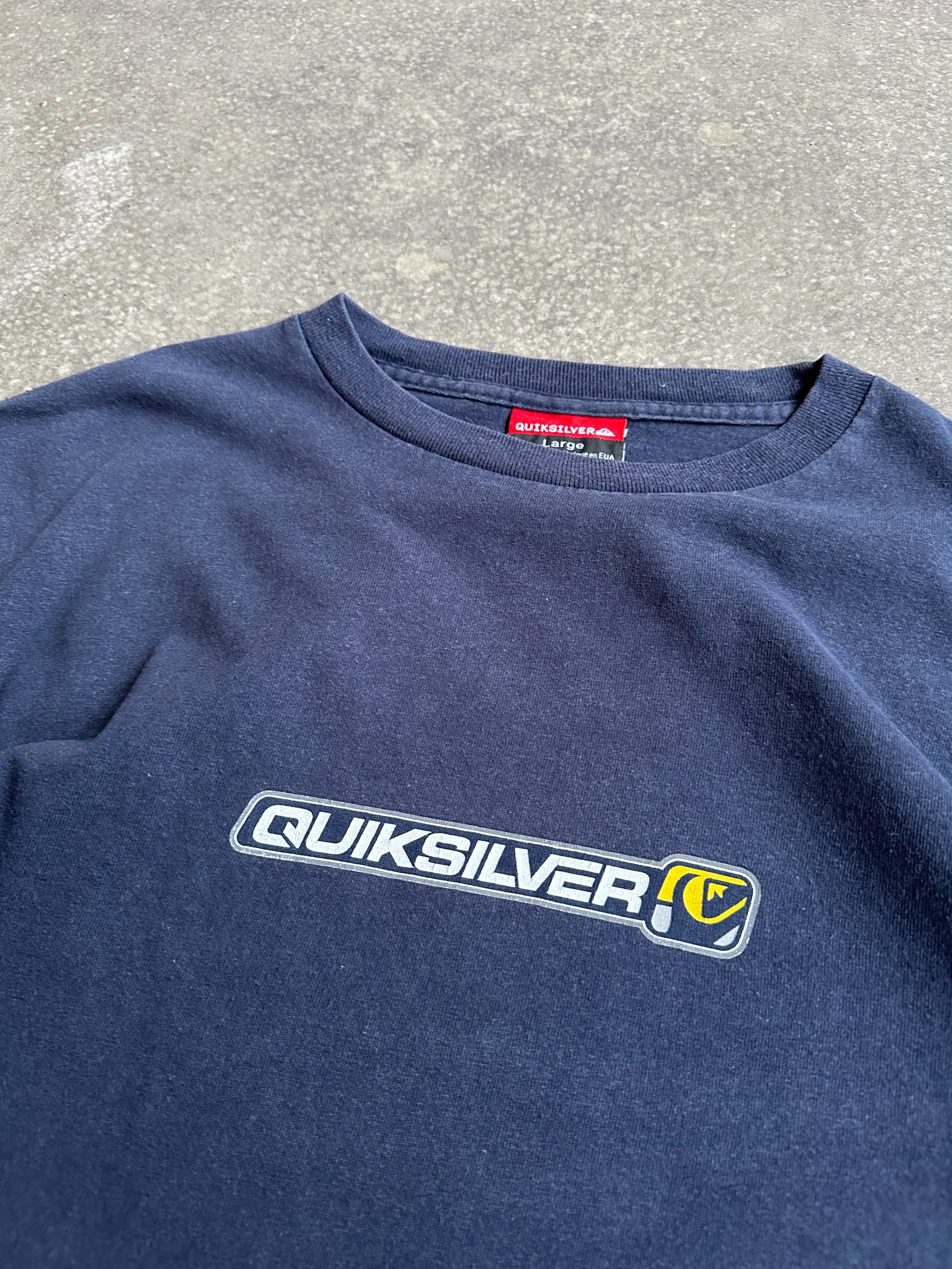 Vintage Made in USA Single Stitch Quiksilver Longsleeve Tee - Large