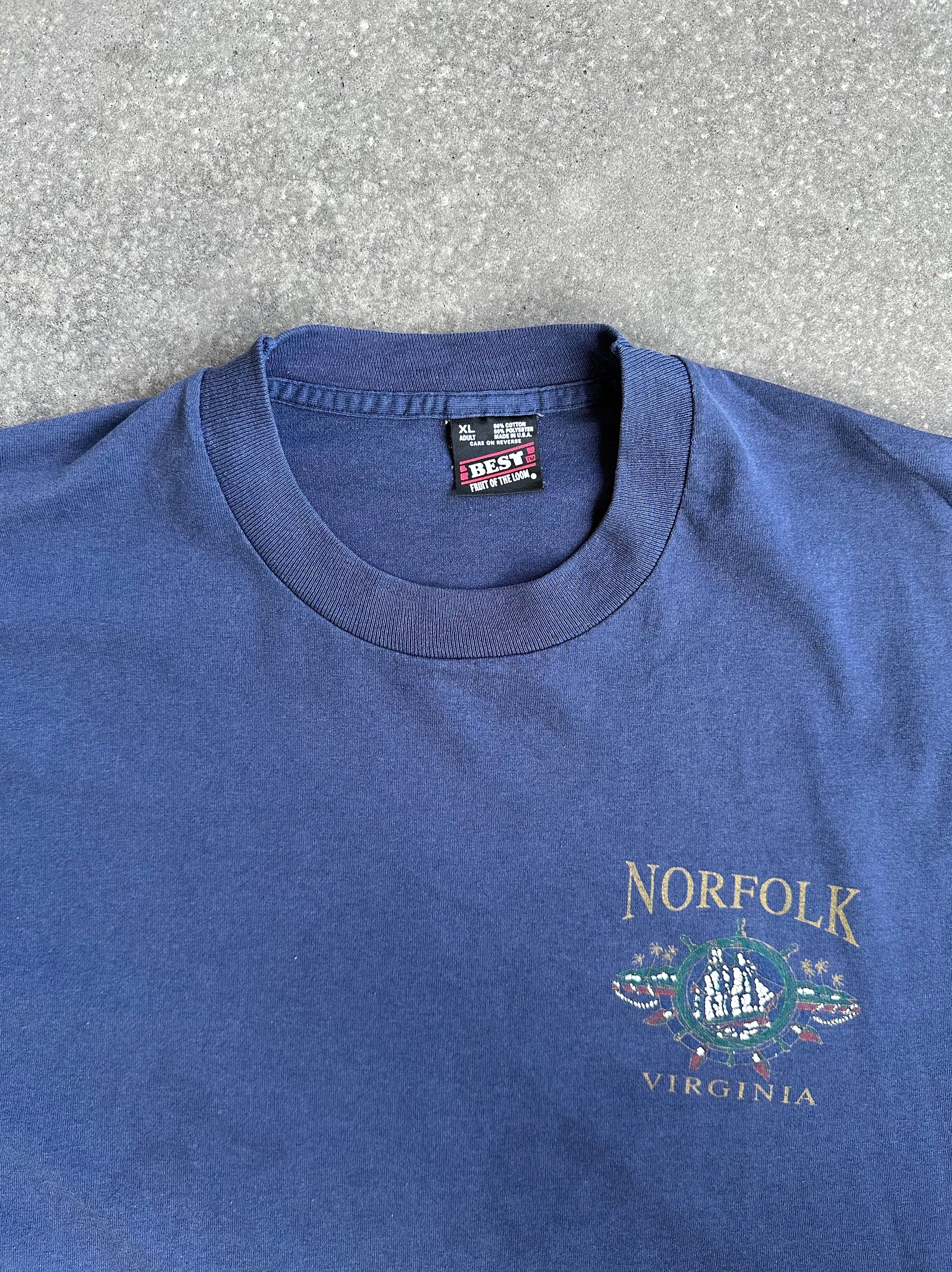 Vintage Made in USA Single Stitch Norfolk Tee - Extra Large