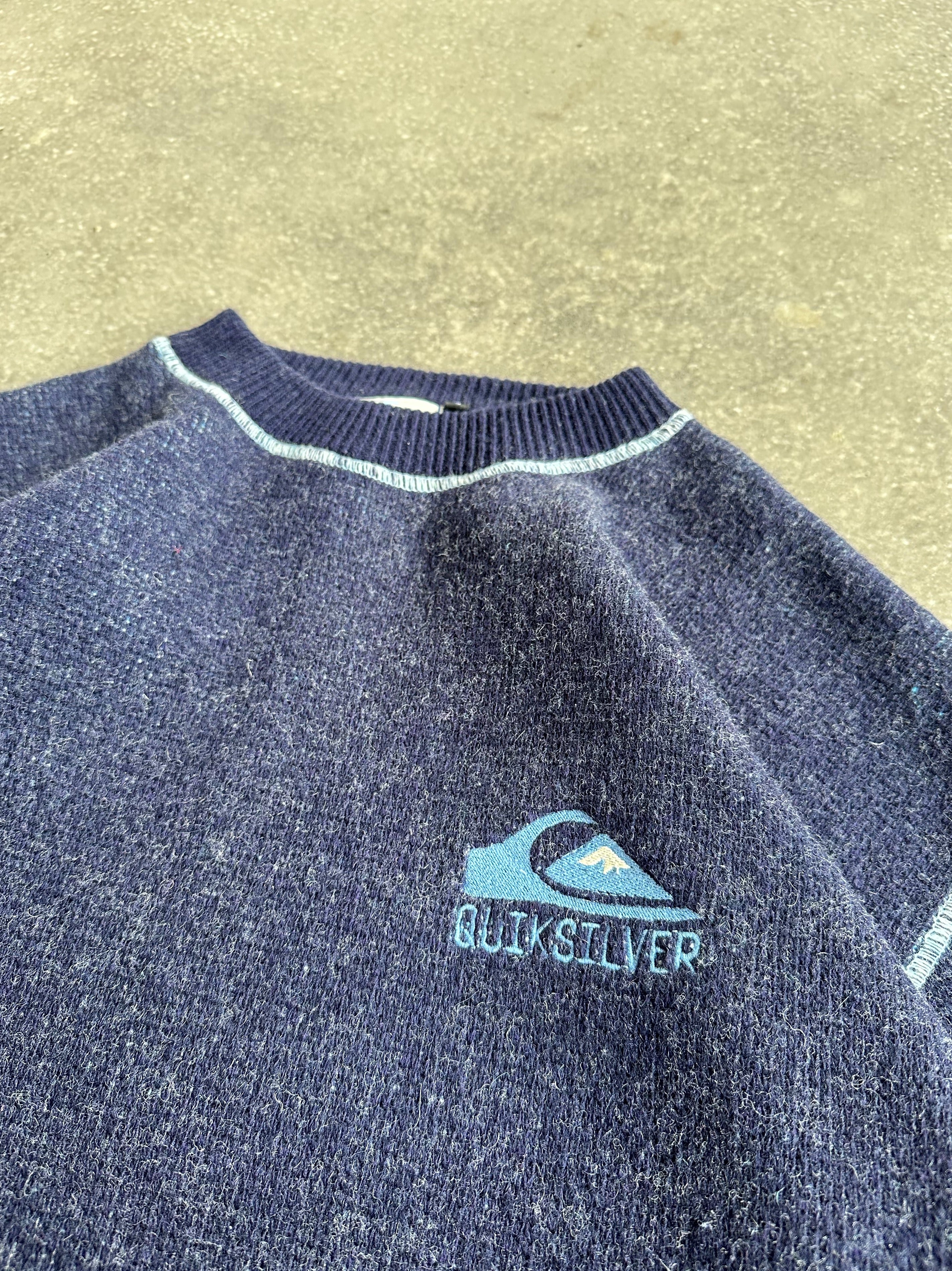 Vintage Quiksilver Knitted Sweater - Large/Extra Large