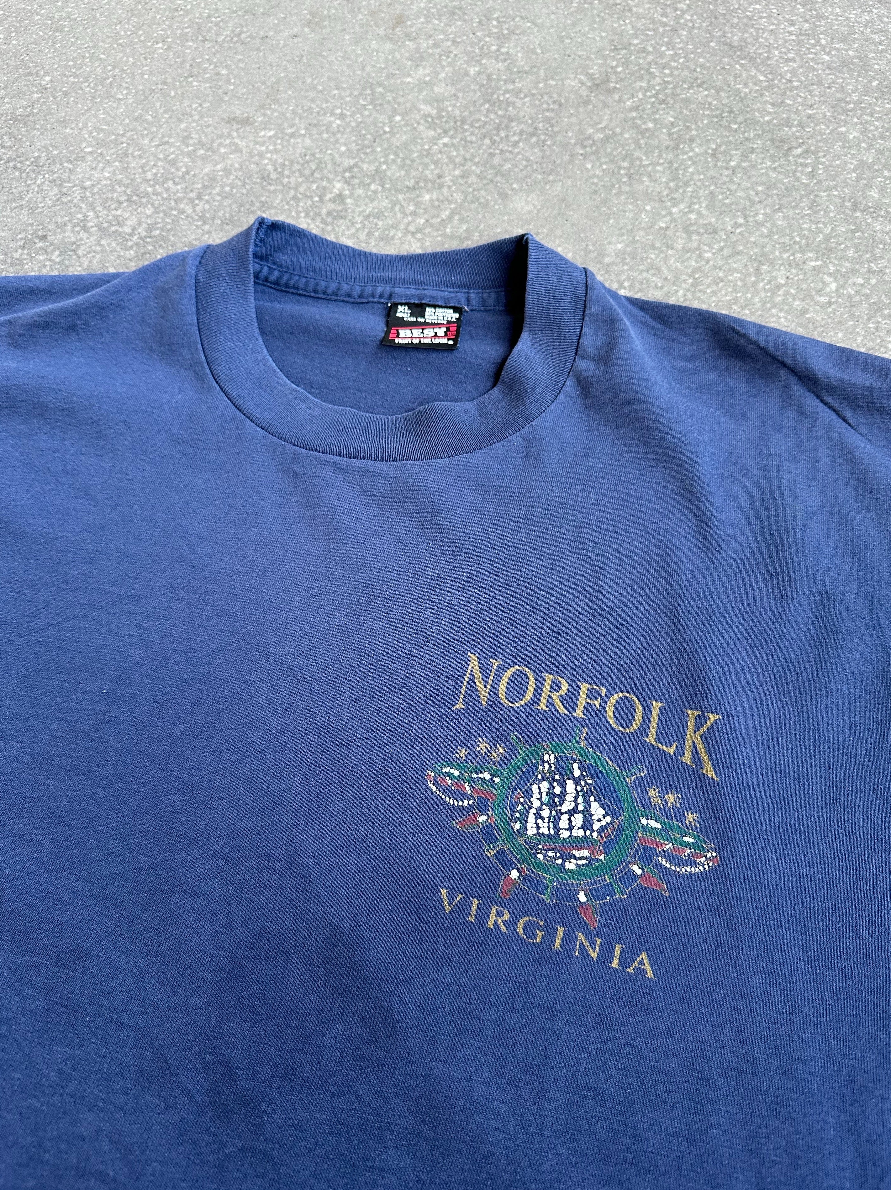 Vintage Made in USA Single Stitch Norfolk Tee - Extra Large