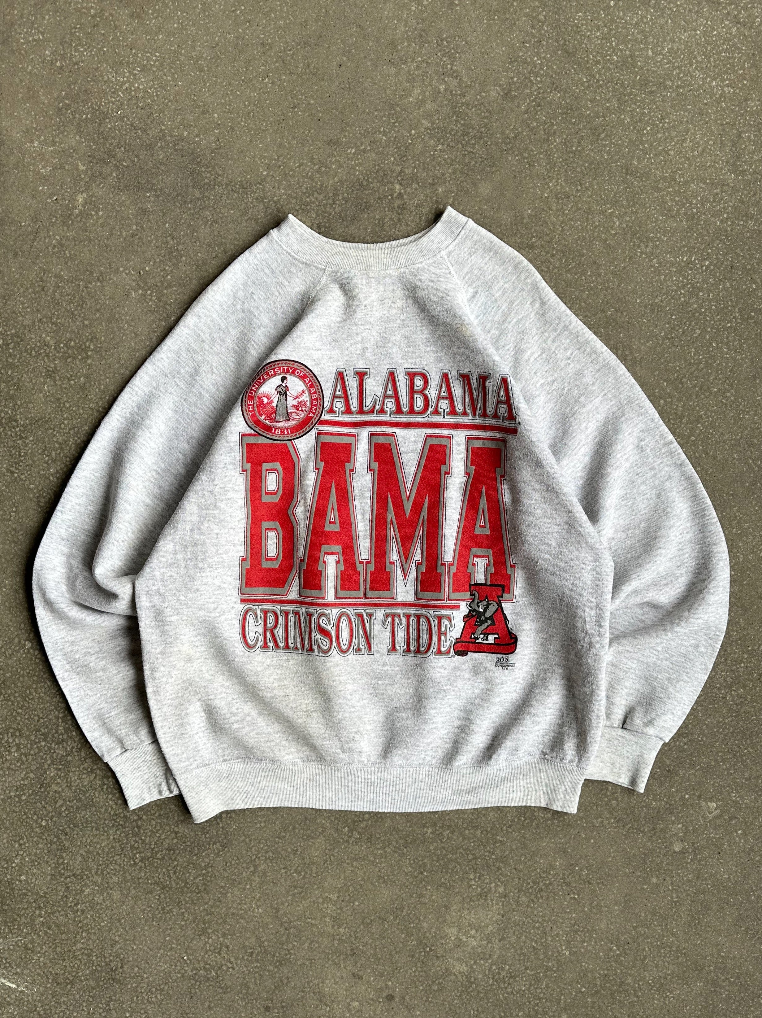 Vintage Made in USA Alabama Crewneck Sweater - Medium/Large